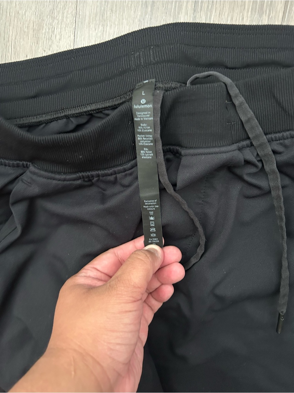 lululemon athletica Black Men's Athletic Jogger Pants - Picture 6 of 6